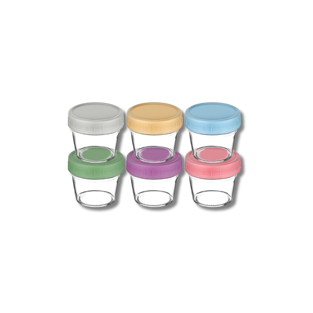 Baby Food Storage Container Set (6-Pack)